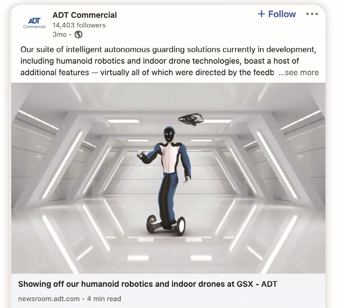 ADT Real-World Robotics Demo Video Series Earns 2023 SAMMY Award Honors