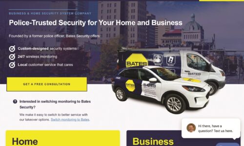 Bates Security Connects with Customers to Snag SAMMY Award for Best Website Design