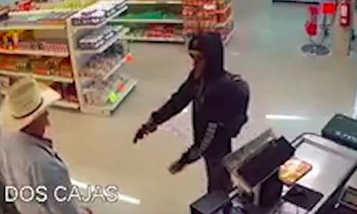 Top 9 Surveillance Videos of the Week: Elderly Cowboy Wrangles Armed Robber