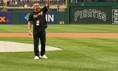 Pittsburgh Police Chief Throws First Pitch at Police and Firefighters Appreciation Night