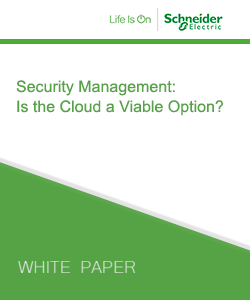 Read: Security Management: Is the Cloud a Viable Option?